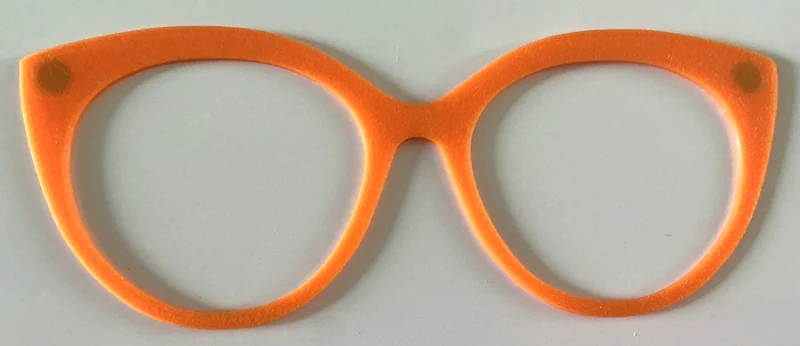 Zuri Topper; blank; orange