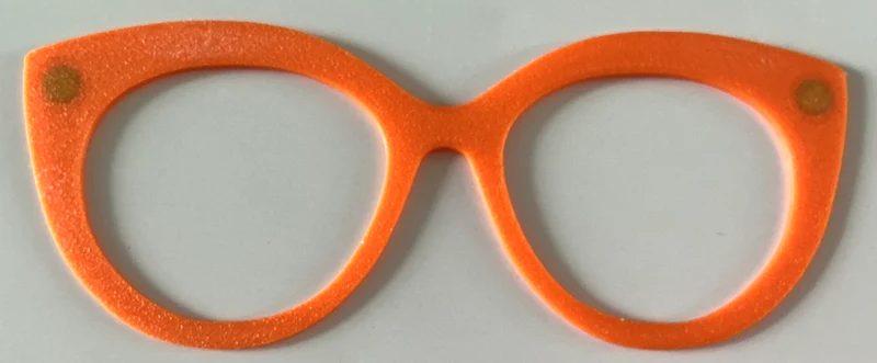 Zuri Topper; blank; bright orange
