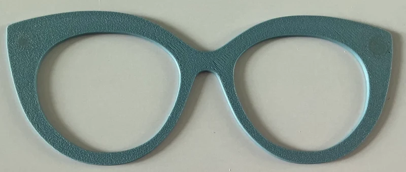 Zuri Topper; blank; pale blue
