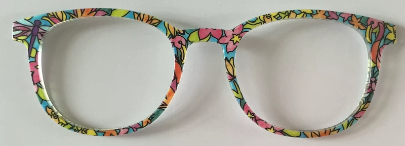 PAIR Reese Topper; tropical flowers