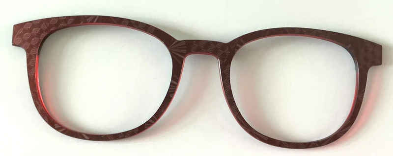 PAIR Reese Topper; brown geometric pattern