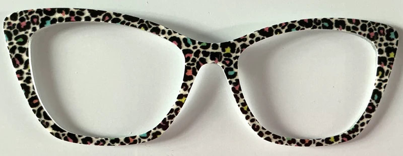 Wanda Topper; multicolored animal print