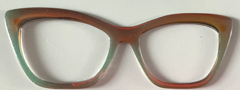 Wanda Topper; green and orange shine