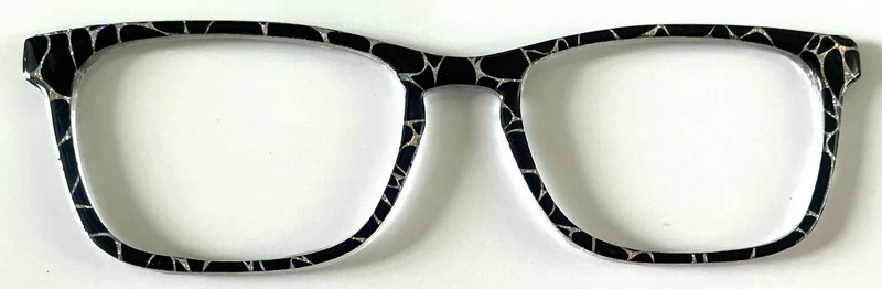 Casper Topper; black crackle