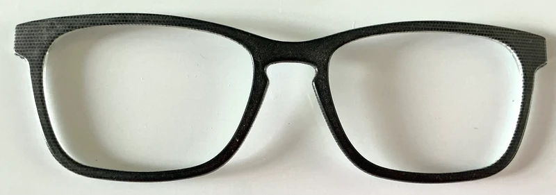 Casper Topper; black and gray geometric pattern