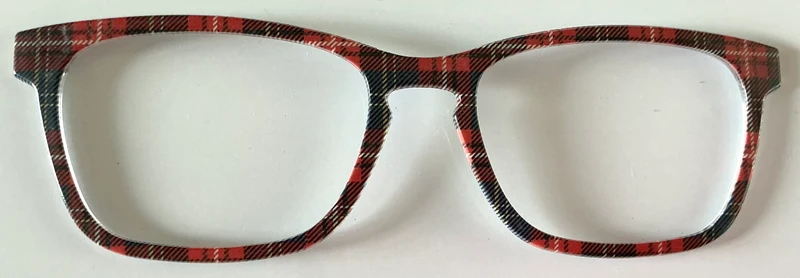 Casper Topper; black and red plaid
