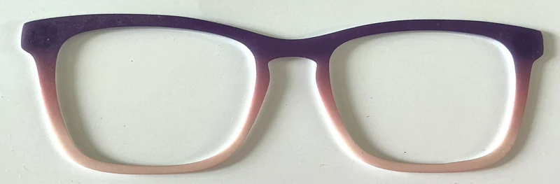 Casper Topper; purple to cream gradient