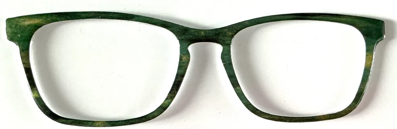 Casper Topper; deep green and black