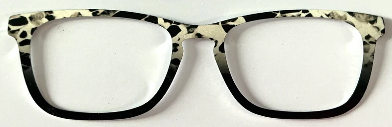 Casper Topper; metal; gray smoke to black gradient