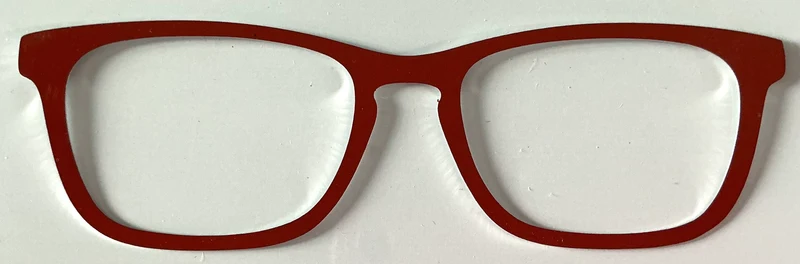 Casper Topper; metal; brick red