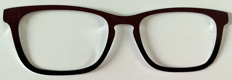 Casper Topper; metal; plum to black gradient