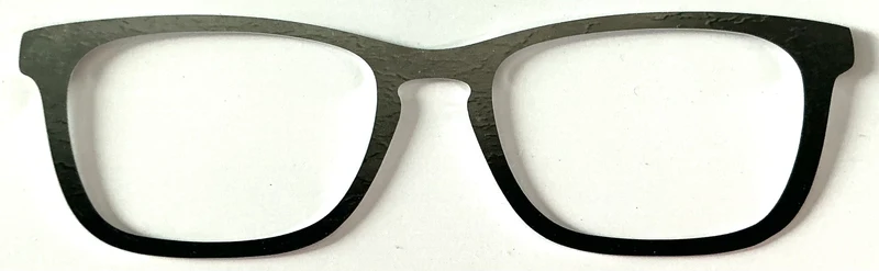 Casper Topper; metal; silver to black gradient
