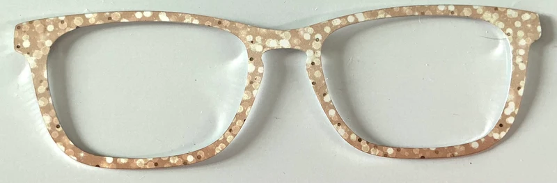 Casper Topper; metal; pale pink bokeh gradient
