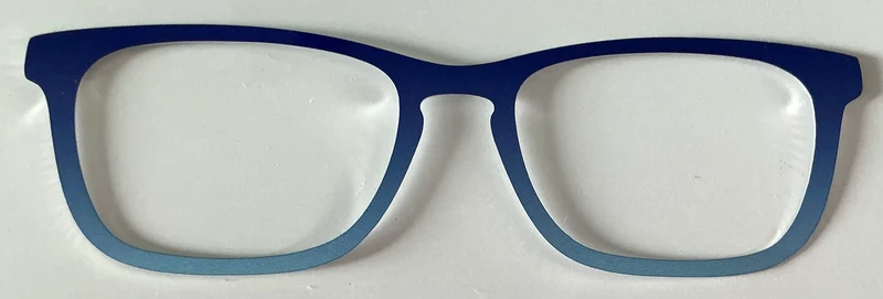 Casper Topper; metal; blue gradient
