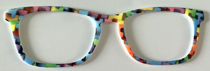 Casper Topper; rainbow puzzle pieces