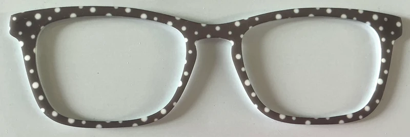Casper Topper; gray polka dot