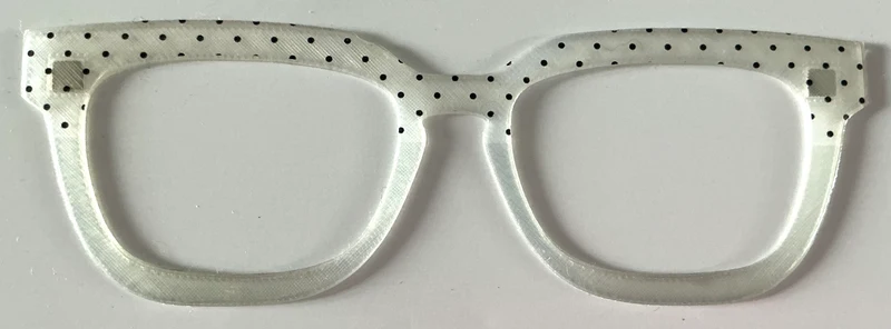 Casper Topper; hybrid; white with black dots