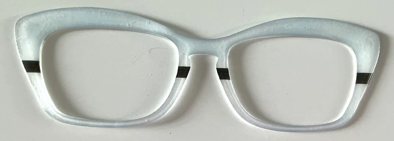 Casper Topper; hybrid; white with black stripe