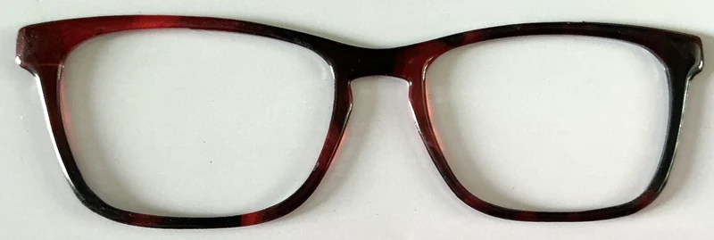 Casper Topper; semi-translucent; red and orange