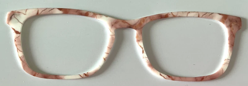 Casper Topper; pink marble design