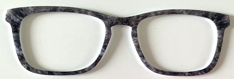 Casper Topper; purple marble design