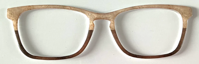 Casper Topper; brown/dark brown split