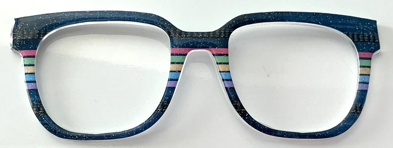 Murphy Topper; denim stripes