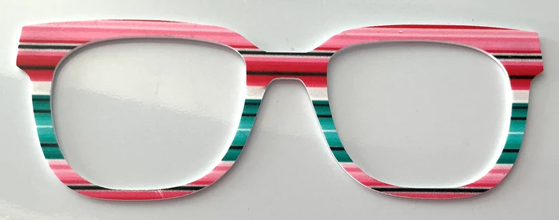 Murphy Topper; Framefetti; Pink and Green Serape
