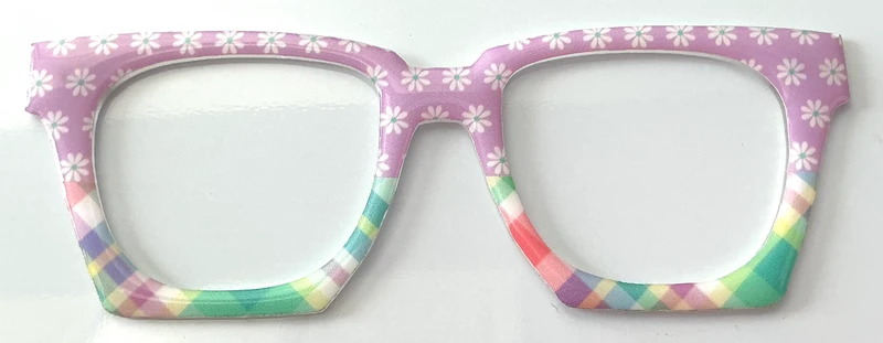 Murphy Case Topper; pastel flowers/plaid split
