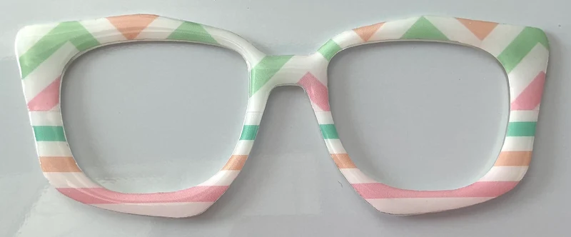 Murphy Topper; hybrid; pastel chevron and stripes