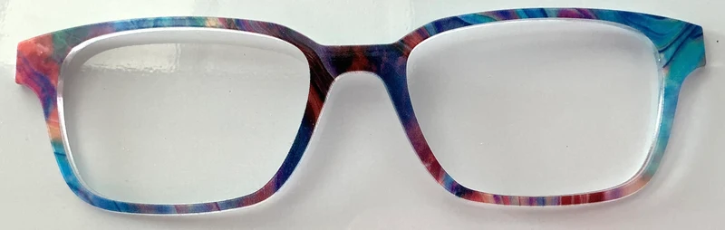 PAIR Finley Topper; vibrant smoke design