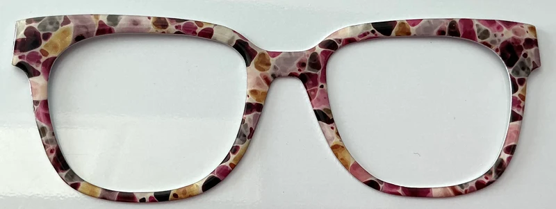 Murphy Topper; Lea’s Metal Treasures; RESINED; Cranberry Mosaic