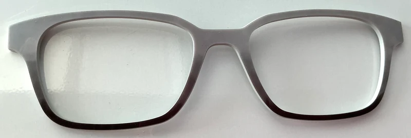 PAIR Finley Topper; charcoal to light gray gradient