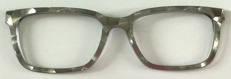 PAIR Premium Larkin Topper; silver rhombus