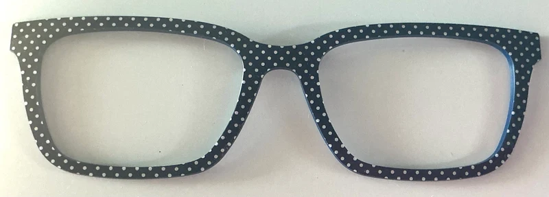 PAIR Larkin Topper; navy pin dot