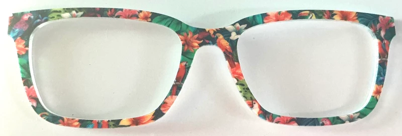 PAIR Larkin Topper; tropical flowers