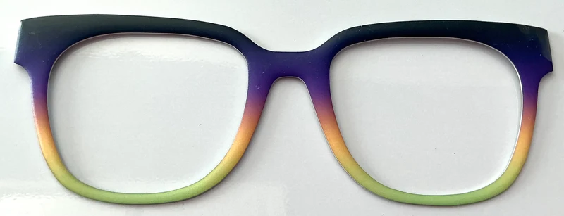 Murphy Topper; Lea’s Metal Treasures; Matte; Mardi Gras After Dark Gradient