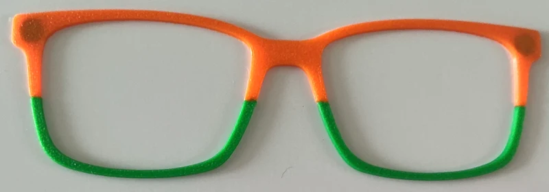 Kirby Topper; blank; orange/green split