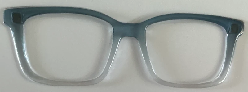 Kirby Topper; charcoal to clear gradient