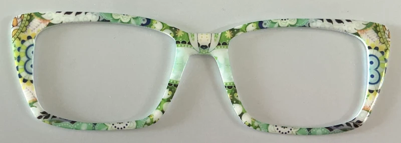 Kirby Topper; hybrid; green and white misc design