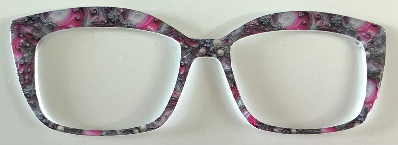 Kirby Topper; hybrid; pink and purple swirls and pearls