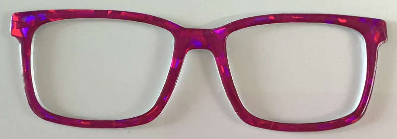 Kirby Topper; magenta holographic