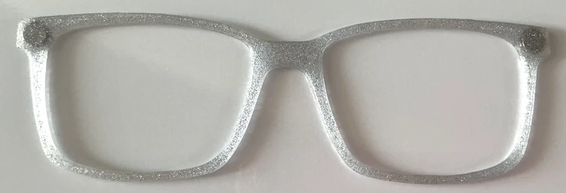 Kirby Topper; gray glitter