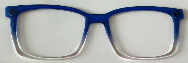 Kirby Topper; Myni, blue to clear gradient