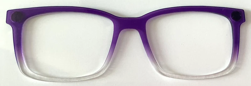 Kirby Topper; Myni, purple to clear gradient