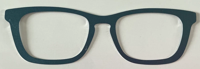 Casper Topper; metal; denim blue