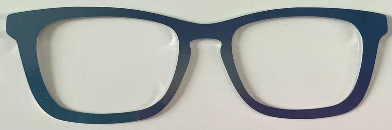 Casper Topper; metal; blue and gray