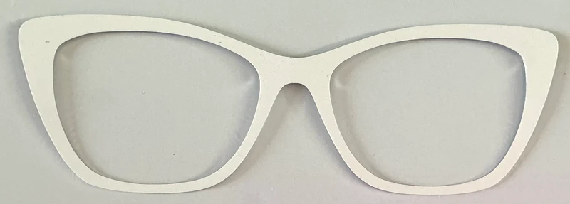 Wanda Topper; metal; white