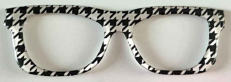 Wanda Topper; hybrid; black and white houndstooth