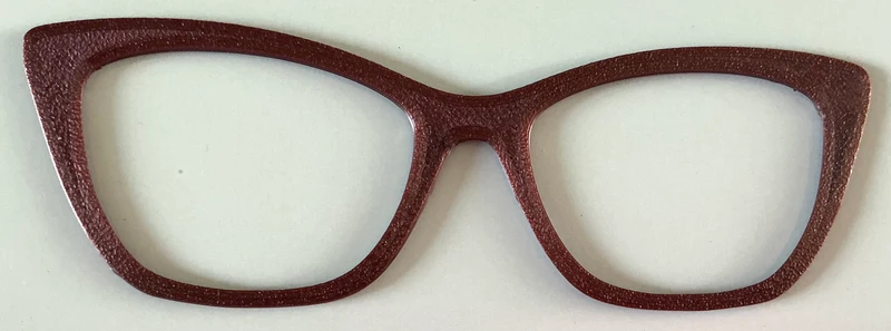 Wanda Topper; reddish brown blank